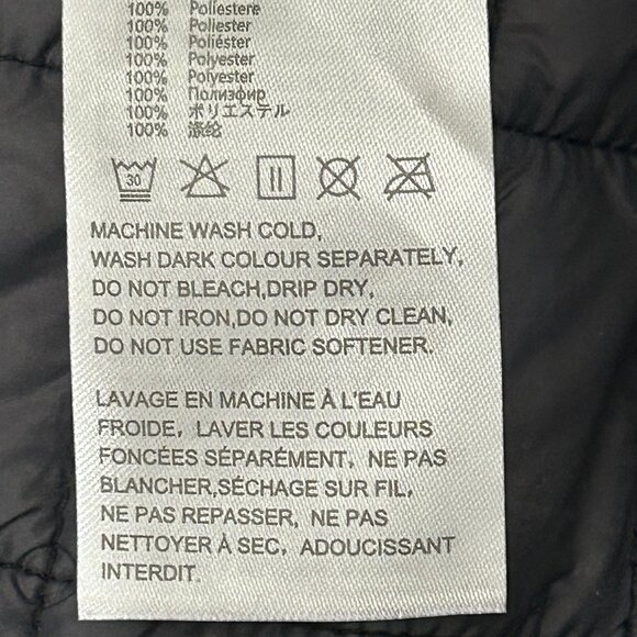 LITTLE DONKEY ANDY Skirt M Black Quilted Active Mini Skirt Zip Pocket Stretch - Picture 10 of 11